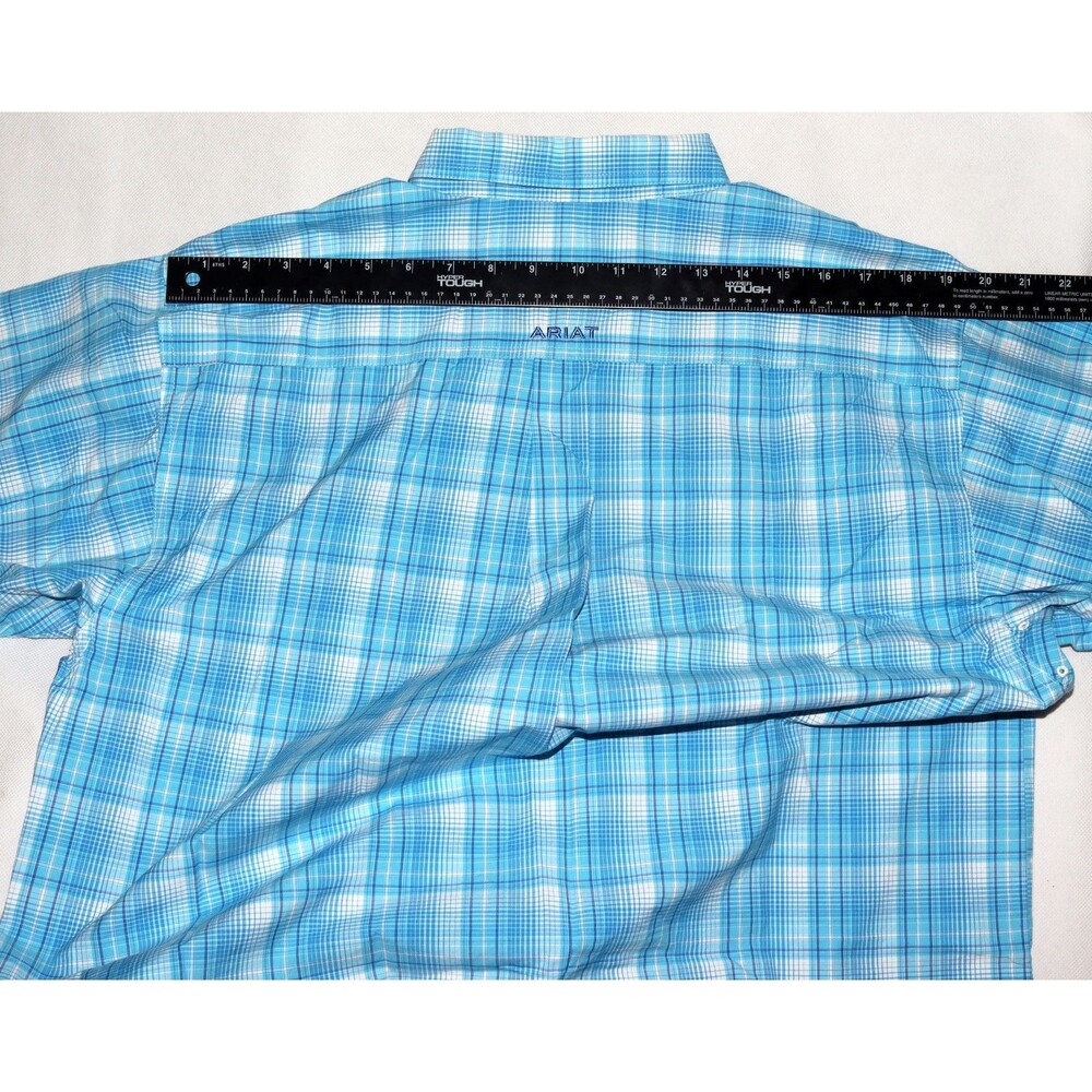 Ariat Pro Series Lyle Classic Men's Long Sleeve Button Down Shirt Size Large - Picture 14 of 16